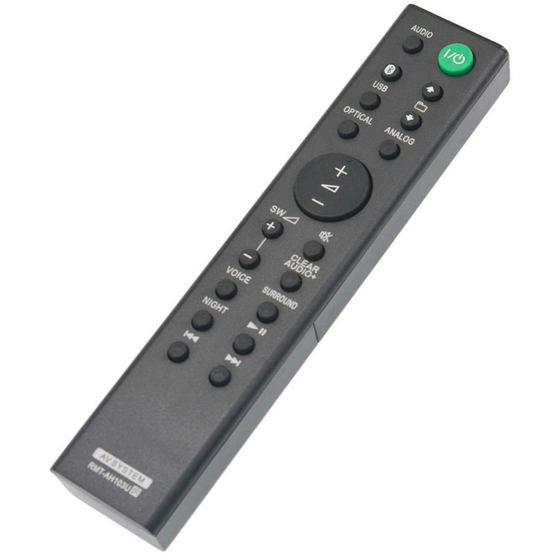 Beyution New RMT-AH103U RMTAH103U Remote Control Compatible with Sony Sound Bar AV Speaker System HT-CT80 HT-CT80BT SA-CT80 HTCT80 HTCT80BT SACT80 (1-493-030-11) (149303011) - Image 2